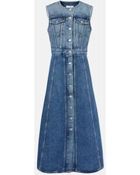 Citizens of Humanity - Midikleid Idalene Aus Denim - Lyst