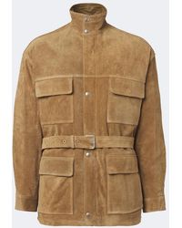 Arma - Doran Belted Suede Jacket - Lyst