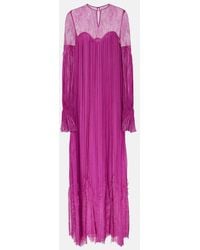 Costarellos - Renia Silk-Blend Lace Gown - Lyst