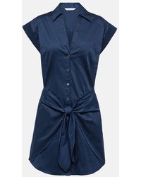 Veronica Beard - Aimee Cotton-Blend Shirt Dress - Lyst