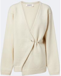 Rohe - Wool And Cashmere Wrap Cardigan - Lyst