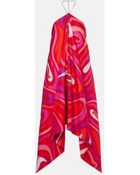PUCCI - Minikleid Marmo Aus Seide - Lyst