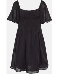 Velvet - Esme Cotton Gauze Minidress - Lyst