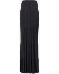 JOSEPH - Merino Ribbed-Knit Wool Maxi Skirt - Lyst