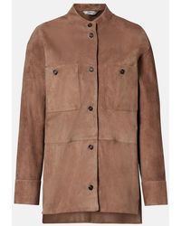 Max Mara - Melodia Suede Jacket - Lyst