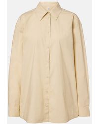 TOTEME - Oversized Cotton Poplin Shirt - Lyst