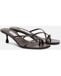 Jimmy Choo - Etana 50 Leather Mules - Lyst