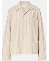 Maison Margiela - Striped Cotton Shirt - Lyst