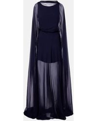 Ralph Lauren - Robe Longue Dylon En Soie - Lyst