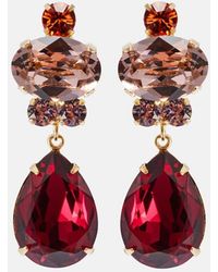 Jennifer Behr - Catherine-Plated Drop Earrings - Lyst