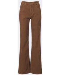 Saint Laurent - '70S Cotton Corduroy Flared Pants - Lyst