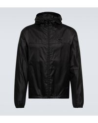 Prada - Technical Silk Hooded Jacket - Lyst