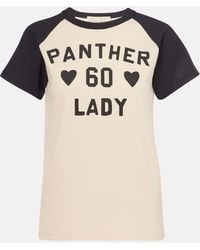 Valentino - Printed Cotton Jersey T-Shirt - Lyst