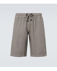 Fedeli - Bermuda-Shorts Vico Aus Leinen - Lyst