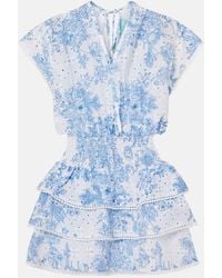 Melissa Odabash - Jess Broderie Anglaise Cotton Minidress - Lyst