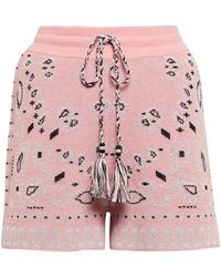 Femme Vêtements Shorts Mini shorts Short Bandana en coton Coton Alanui en coloris Jaune 
