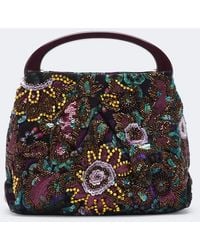 Dries Van Noten - Small Sequined Top-Handle Bag - Lyst