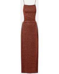 Oséree - Lumiere Shell Open-Back Maxi Dress - Lyst