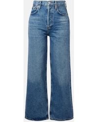 Agolde - Ren High-Rise Wide-Leg Jeans - Lyst