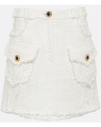 Balmain - Mini-Jupe En Tweed - Lyst
