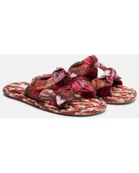 Zimmermann - Carousel Printed Espadrille Slides - Lyst
