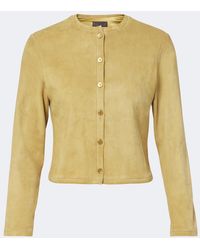 Stouls - Astrid Suede Cardigan - Lyst
