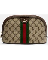 Gucci - Kosmetiketui Ophidia Small Mit Leder - Lyst