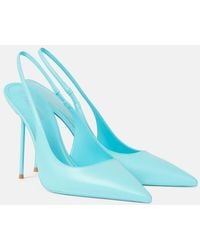 Paris Texas - Lidia 105 Leather Slingback Pumps - Lyst