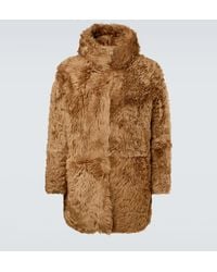 ERL - Mantel Aus Shearling - Lyst