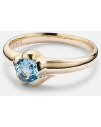 STONE AND STRAND - Morrison 14Kt Ring With Topaz - Lyst