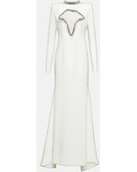 Miss Sohee - Crystal-embellished Silk Cutout Gown - Lyst