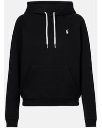 Polo Ralph Lauren - Embroidered Cotton-Blend Jersey Sweatshirt - Lyst