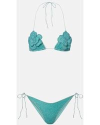 Oséree - Lumiere Floral-Applique Bikini - Lyst