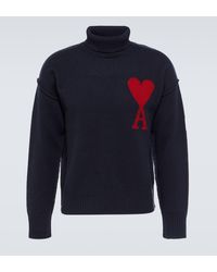 Ami Paris - De Caur Turtleneck Sweater - Lyst