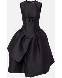 ShuShu/Tong - Bow-Detail Midi Dress - Lyst