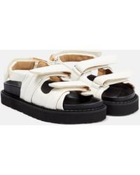 Isabel Marant - Touch-strap Platform Leather Sandals - Lyst