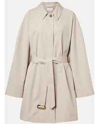The Row - Amaya Belted Cotton Car Coat - Lyst