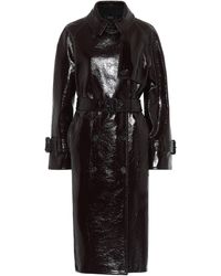 JOSEPH Coated Wool Felt Coat - Black