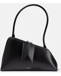 The Attico - Sunrise Asymmetrical Leather Shoulder Bag - Lyst