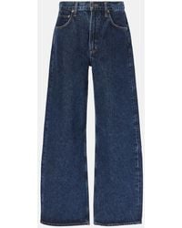 Agolde - Low Curve Mid-Rise Barrel-Leg Jeans - Lyst