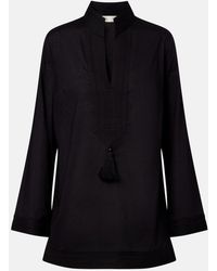 Tory Burch - Cotton Poplin Tunic - Lyst