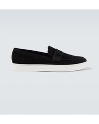 Manolo Blahnik - Ellis Suede Loafers - Lyst