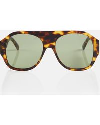 Stella McCartney - Oversized Round Sunglasses - Lyst
