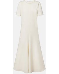 Brunello Cucinelli - Wool-Blend Midi Dress - Lyst