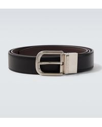 Lardini - Logo Leather Belt - Lyst