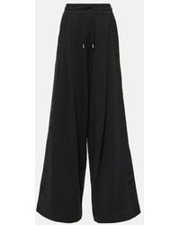 Dries Van Noten - Cotton Jersey Wide-Leg Sweatpants - Lyst