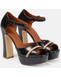 Malone Souliers - Leather Platform Sandals - Lyst