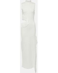 Galvan London - Nova Beaded Compact Knit Gown - Lyst
