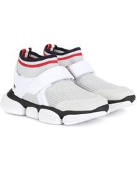 Moncler Baktha Knit Sneakers - Grey