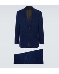 Brioni - Costume En Velours Cotele De Coton Et Cachemire - Lyst